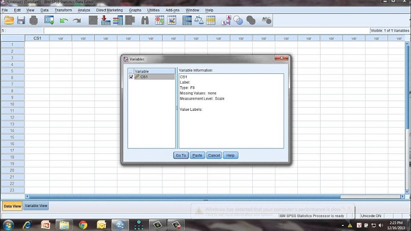 El software SPSS 22 se lanzó en 2013 con muchas características nuevas El software SPSS 22 se lanzó en 2013 con muchas características nuevas