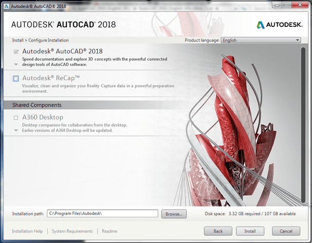 Cómo instalar AutoCAD 2018 