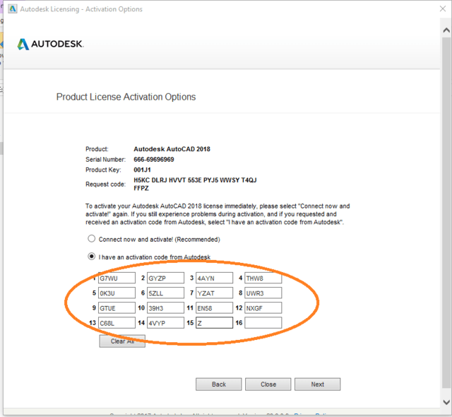 Instrucciones para abrir el archivo Crack AutoCAD 2018